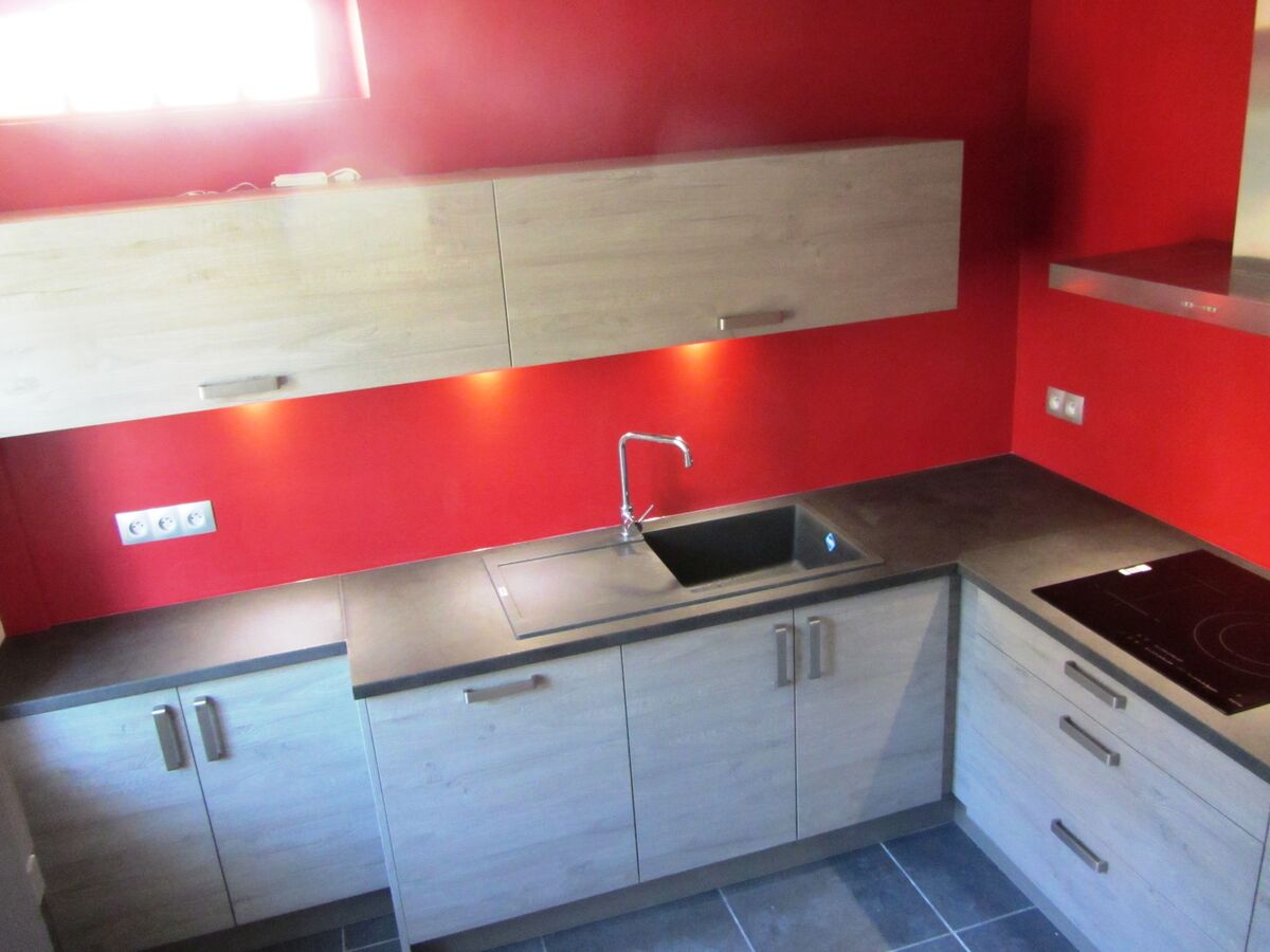 Cuisine équipée sur mesure Label Chêne Sable Synchrone