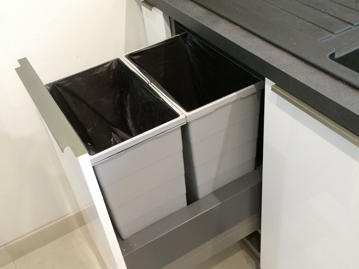 Cuisine avant-après sur mesure Light Blanc brillant