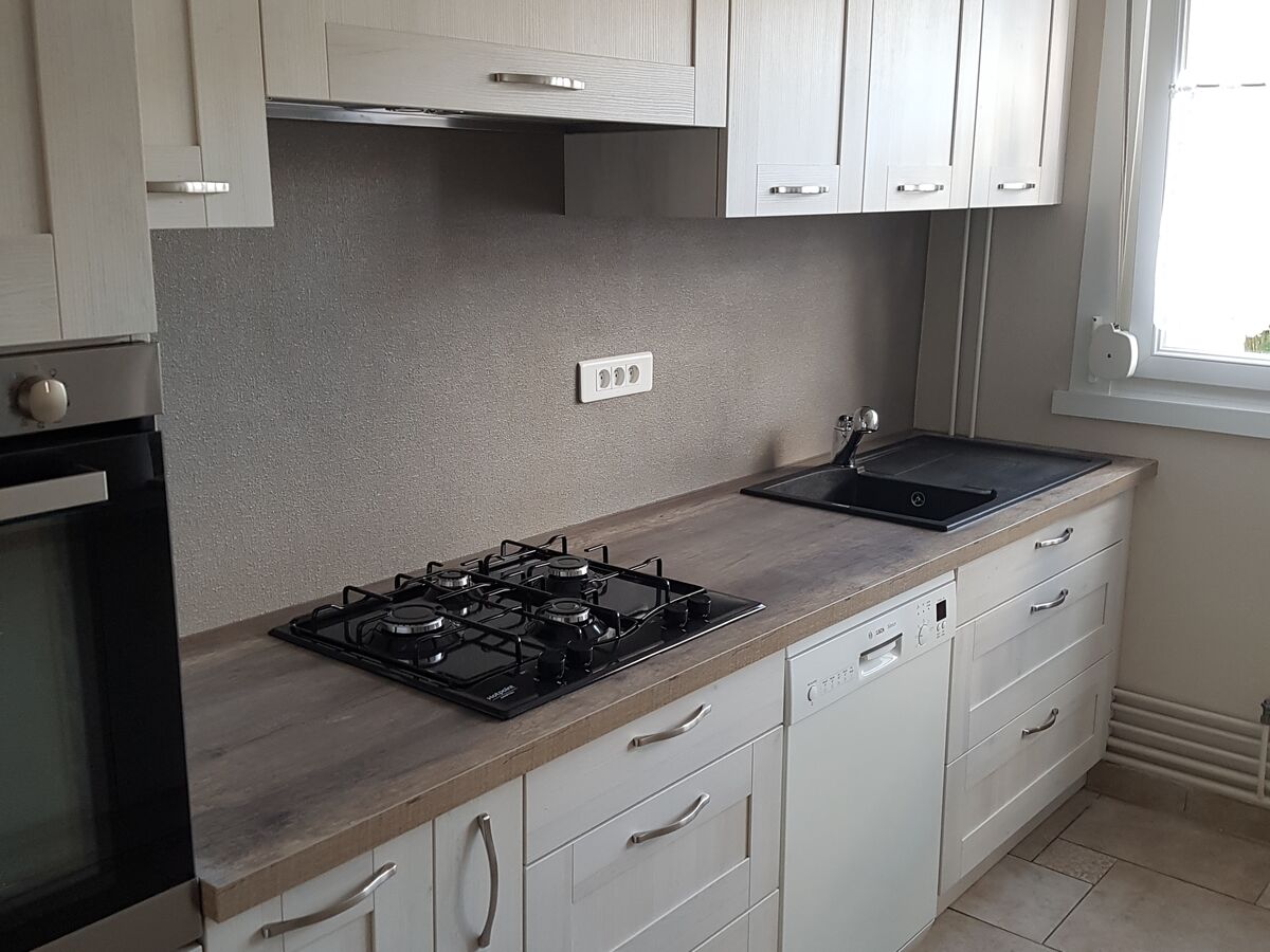 Cuisine équipée sur mesure Trend Cube Artic wood