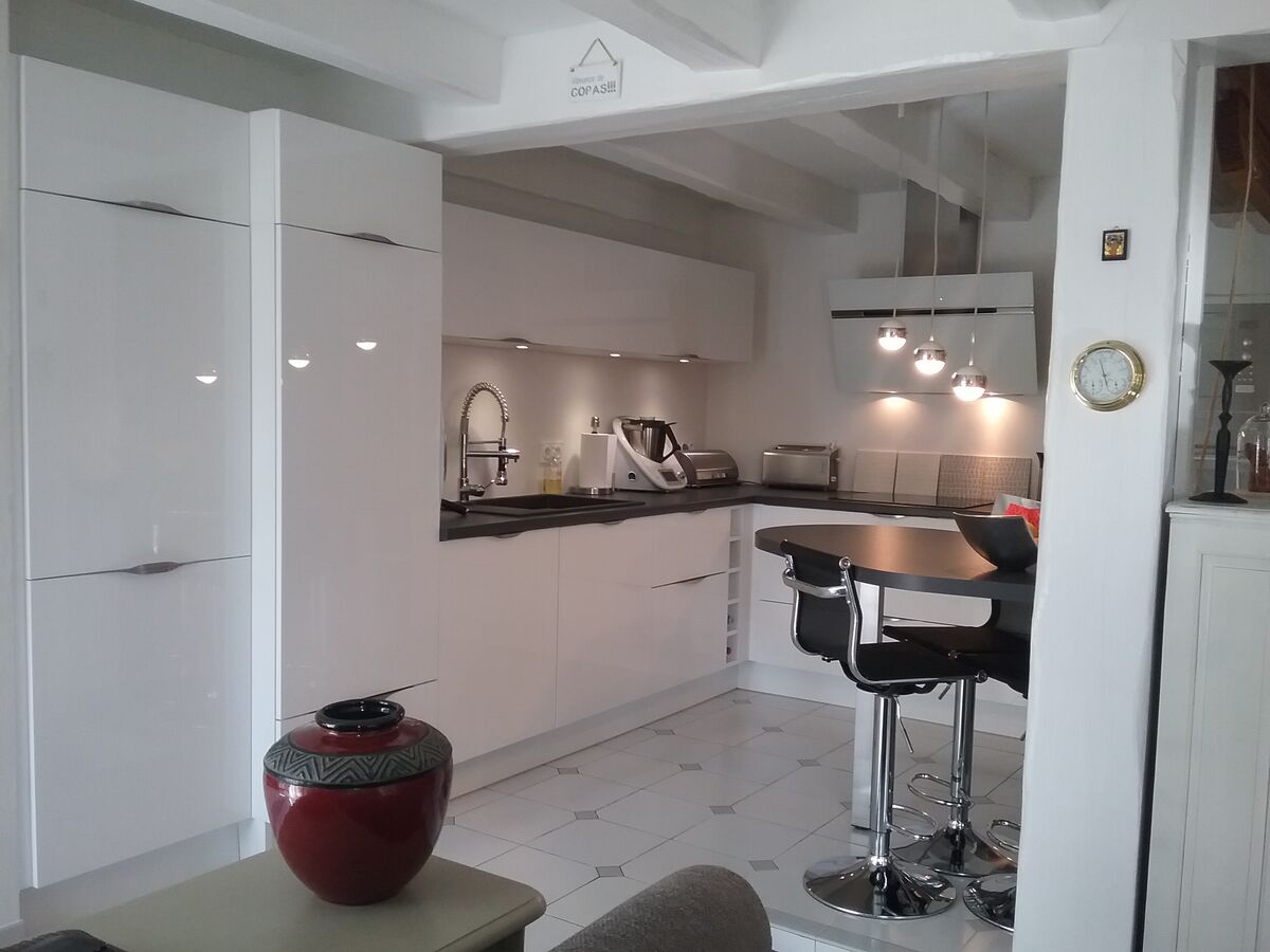 Cuisine avant-après sur mesure Light Blanc Brillant