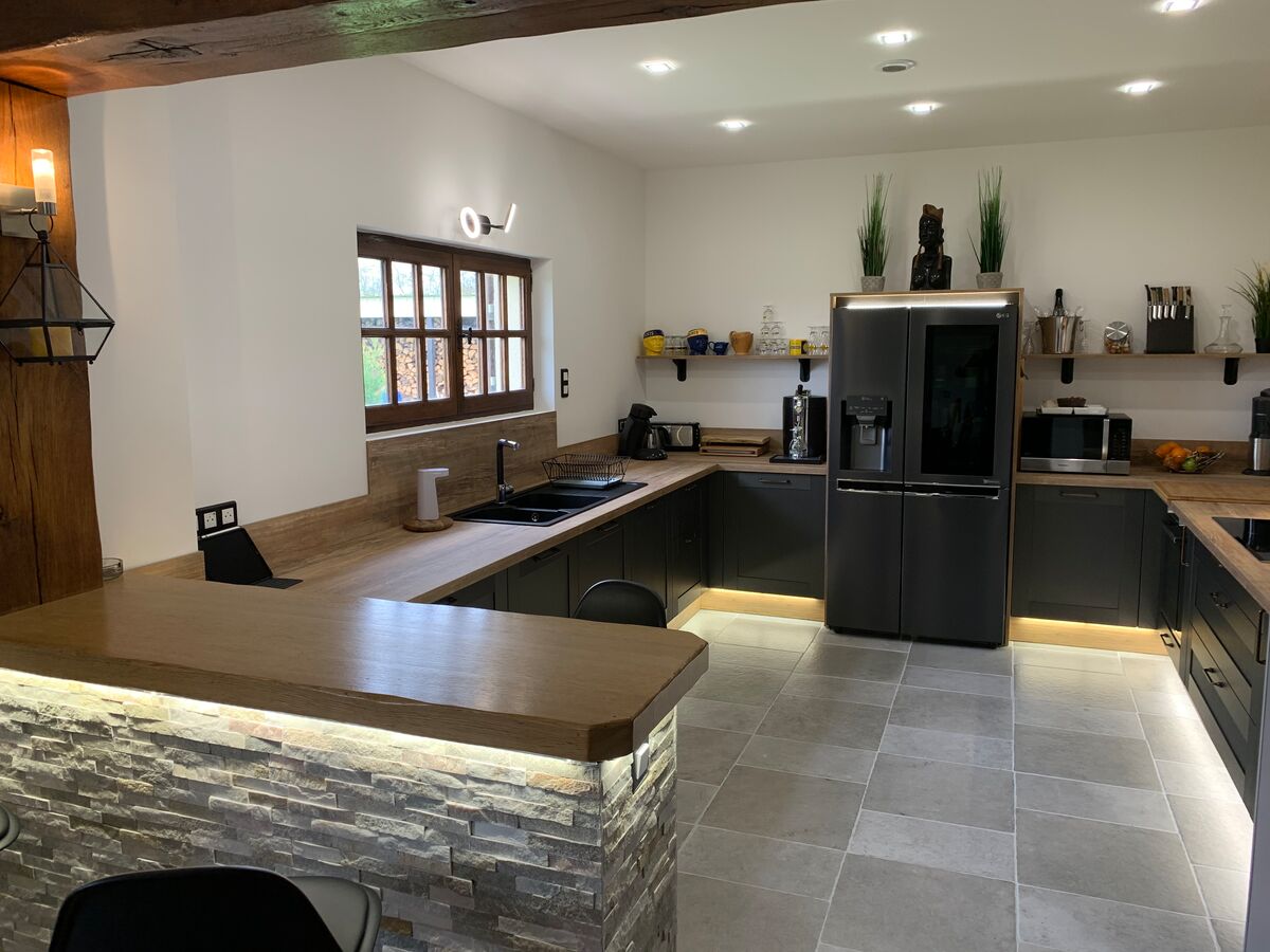 Cuisine équipée sur mesure LABEL CUBE Metal Brossé