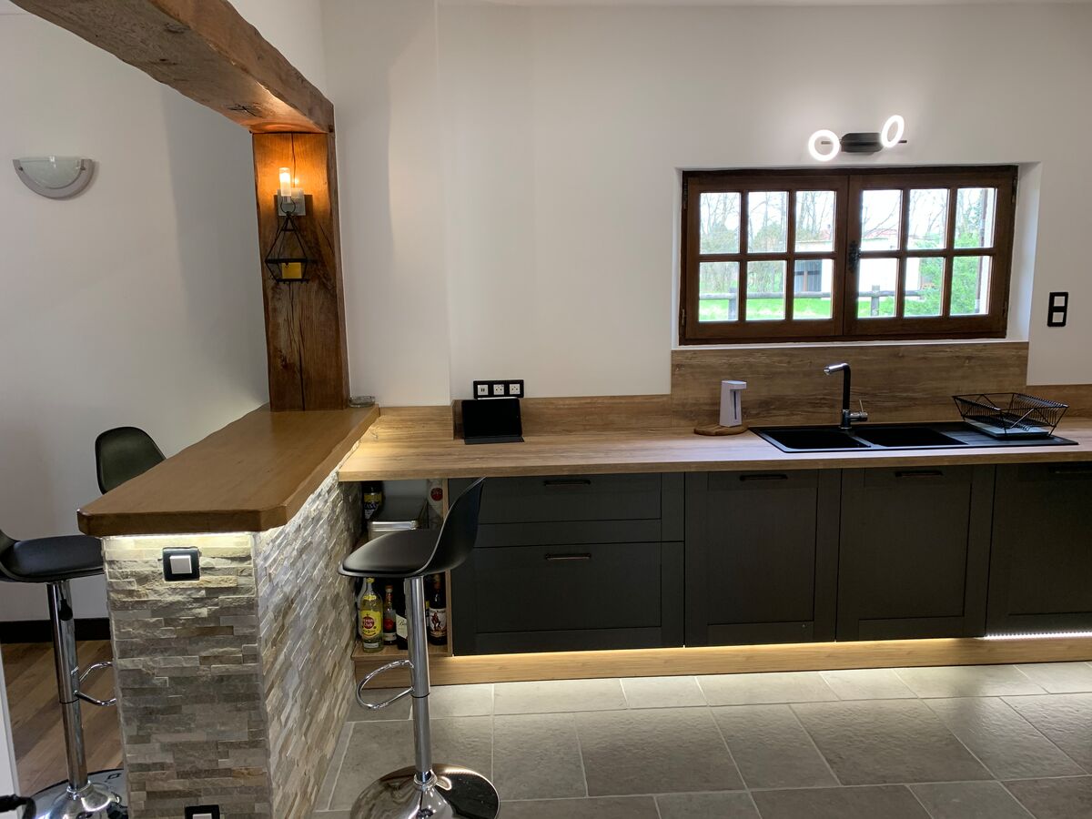 Rénovation cuisine équipée sur mesure LABEL CUBE Metal Brossé