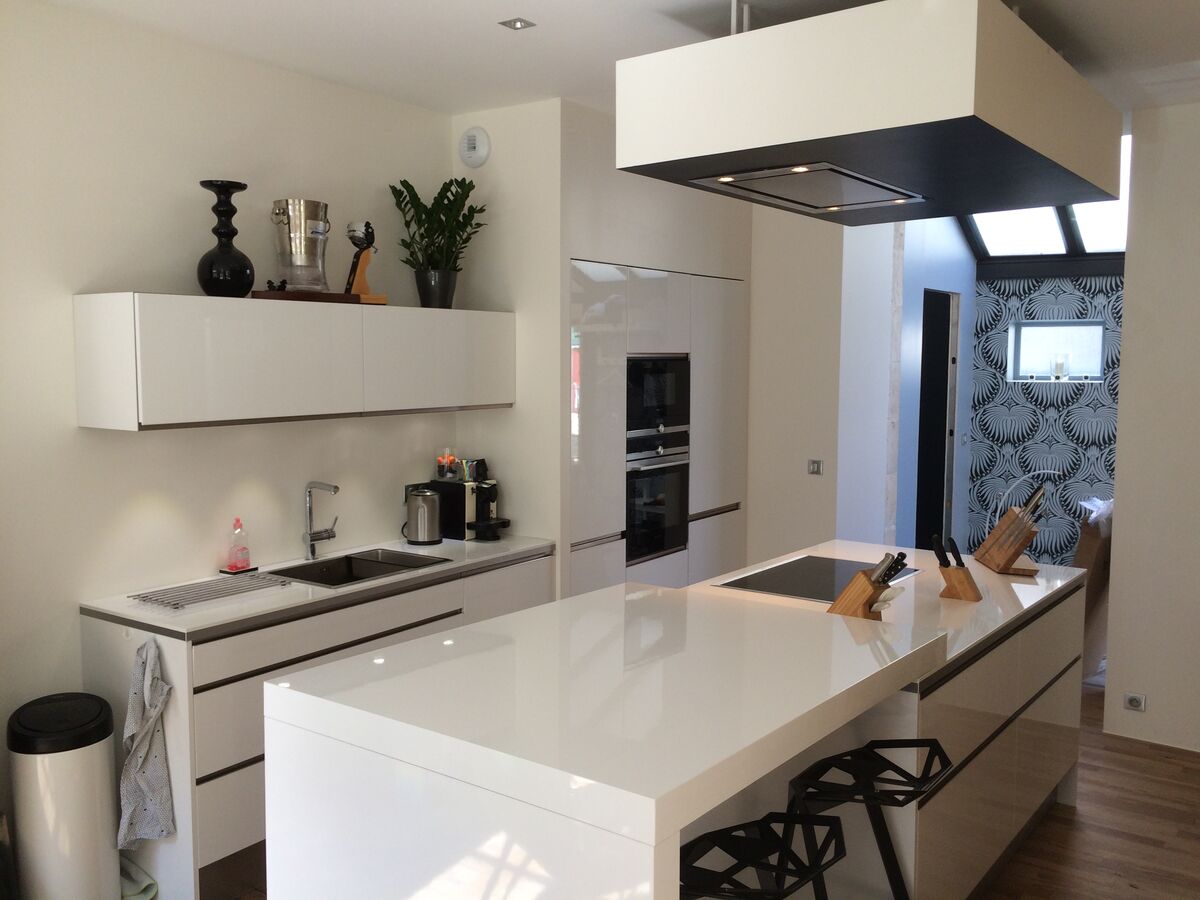 Cuisine équipée sur mesure Light Blanc brillant