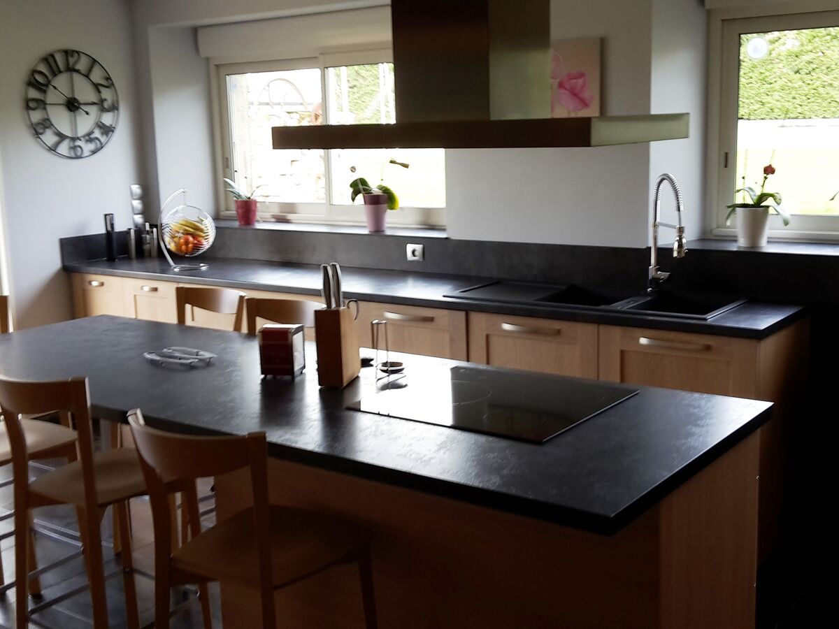 Cuisine avant-après sur mesure Wooden Teinté soft Oak