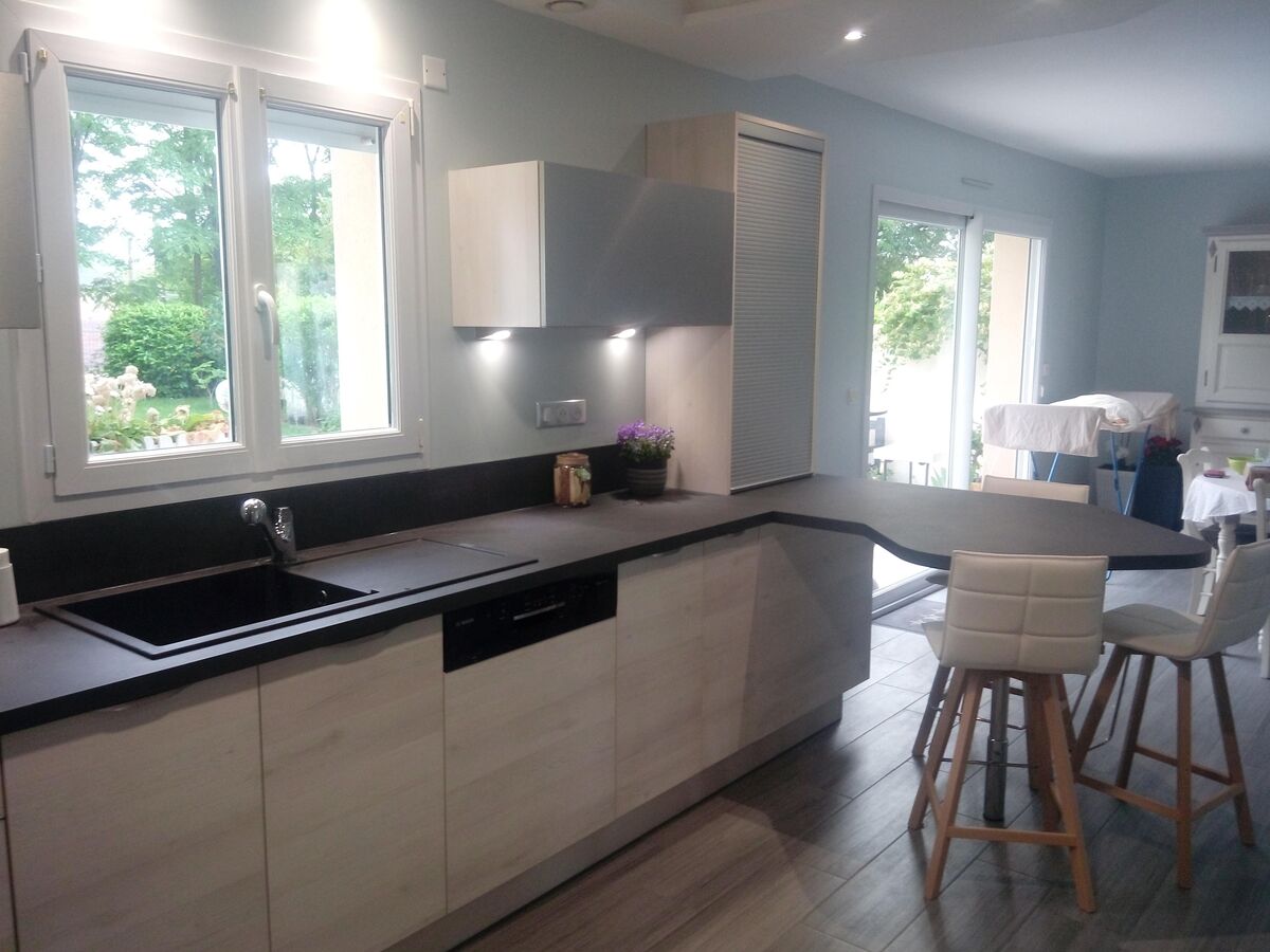 Cuisine avant-après sur mesure Trend Artic Wood