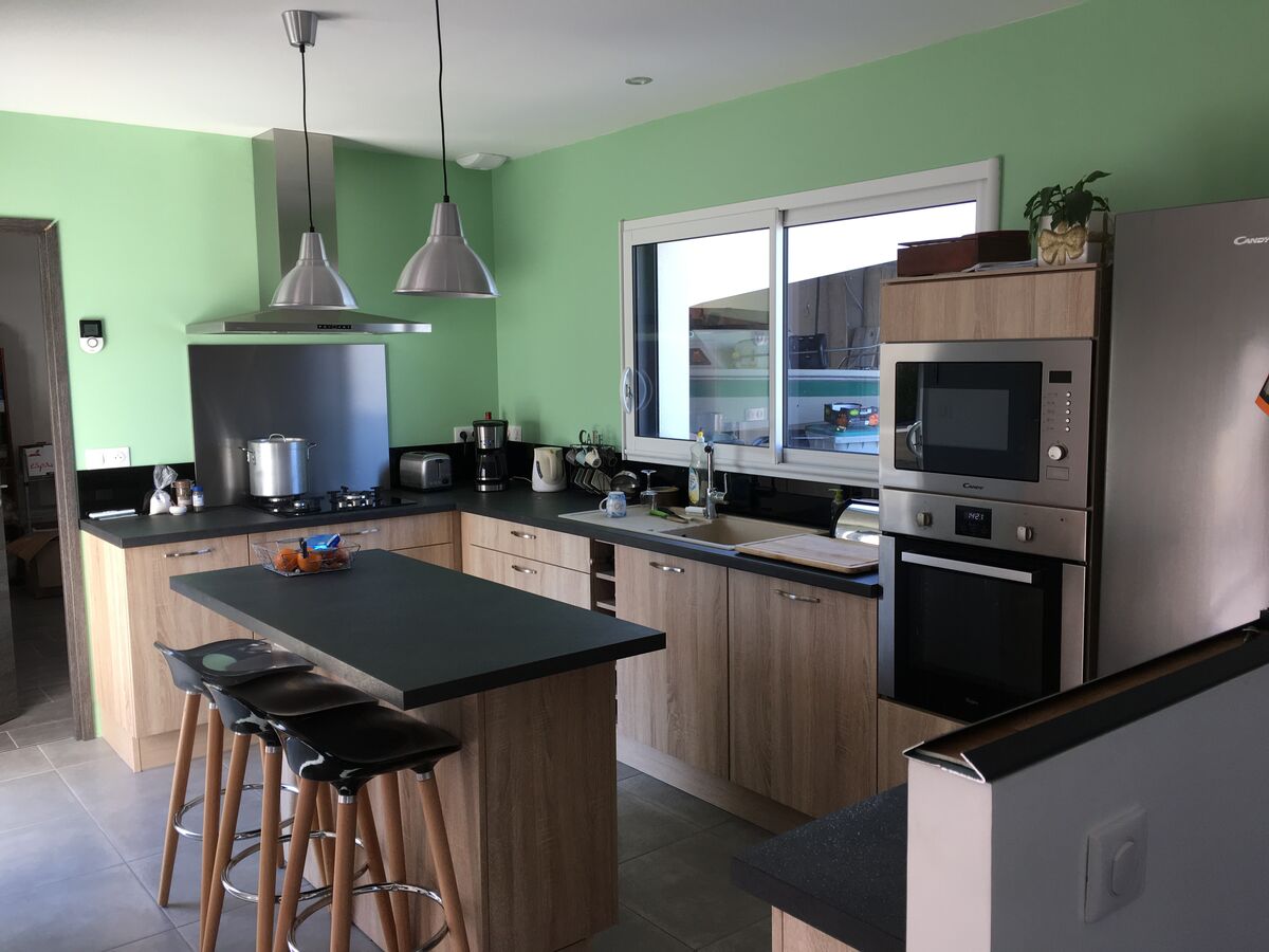 Cuisine avant-après sur mesure Chêne Timber