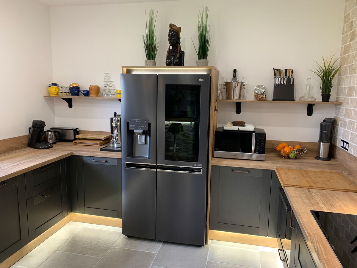 Cuisine avant-après sur mesure LABEL CUBE Metal Brossé