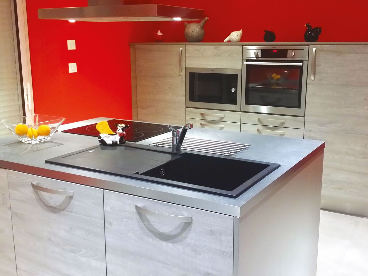 Cuisine équipée sur mesure Label Chêne Sable Synchrone