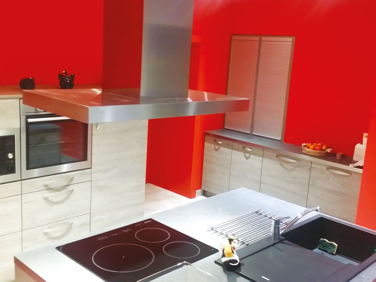 Rénovation cuisine sur mesure Label Chêne Sable Synchrone