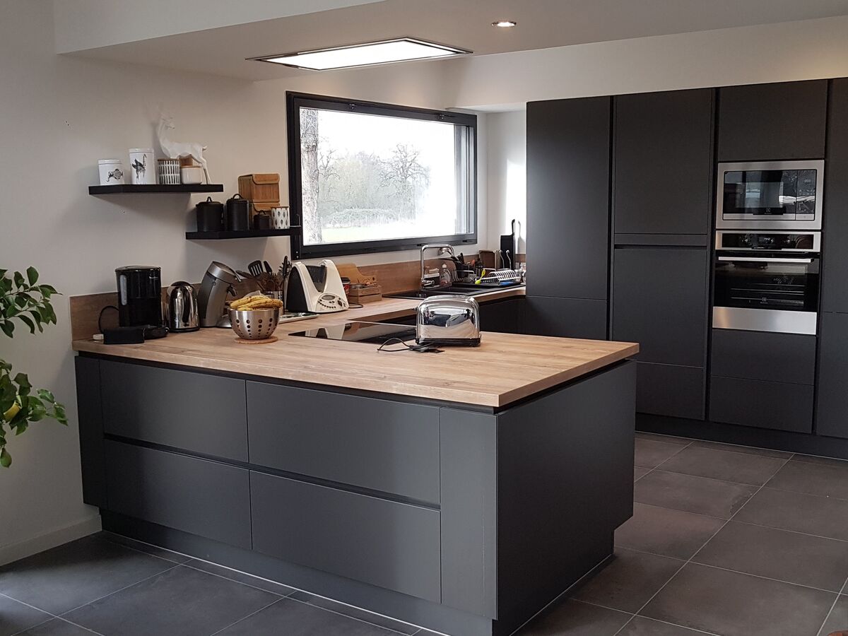 Cuisine équipée sur mesure Label Metal Brossé