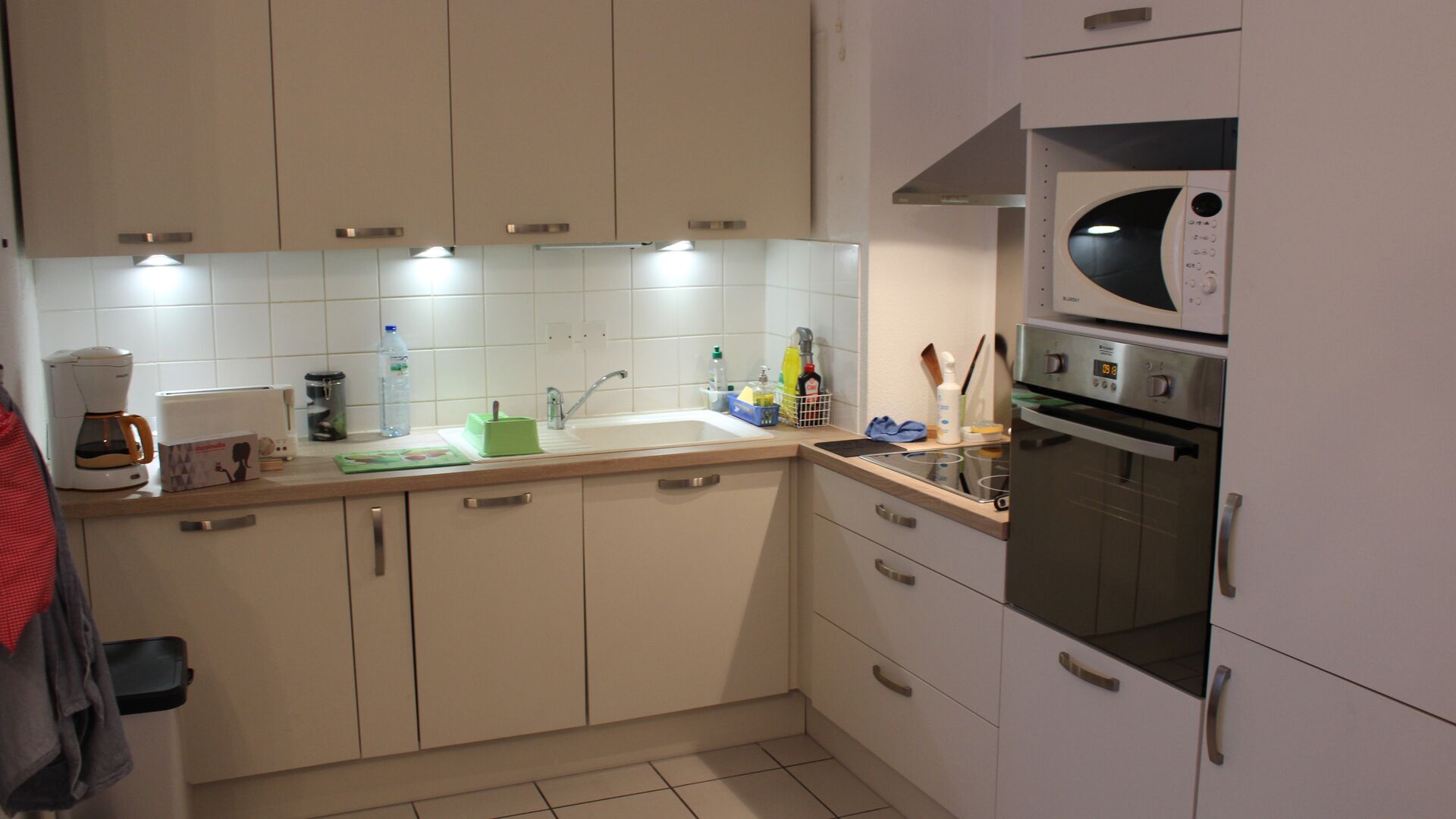 Cuisine équipée sur mesure Vega Prem'S Pannacotta mat