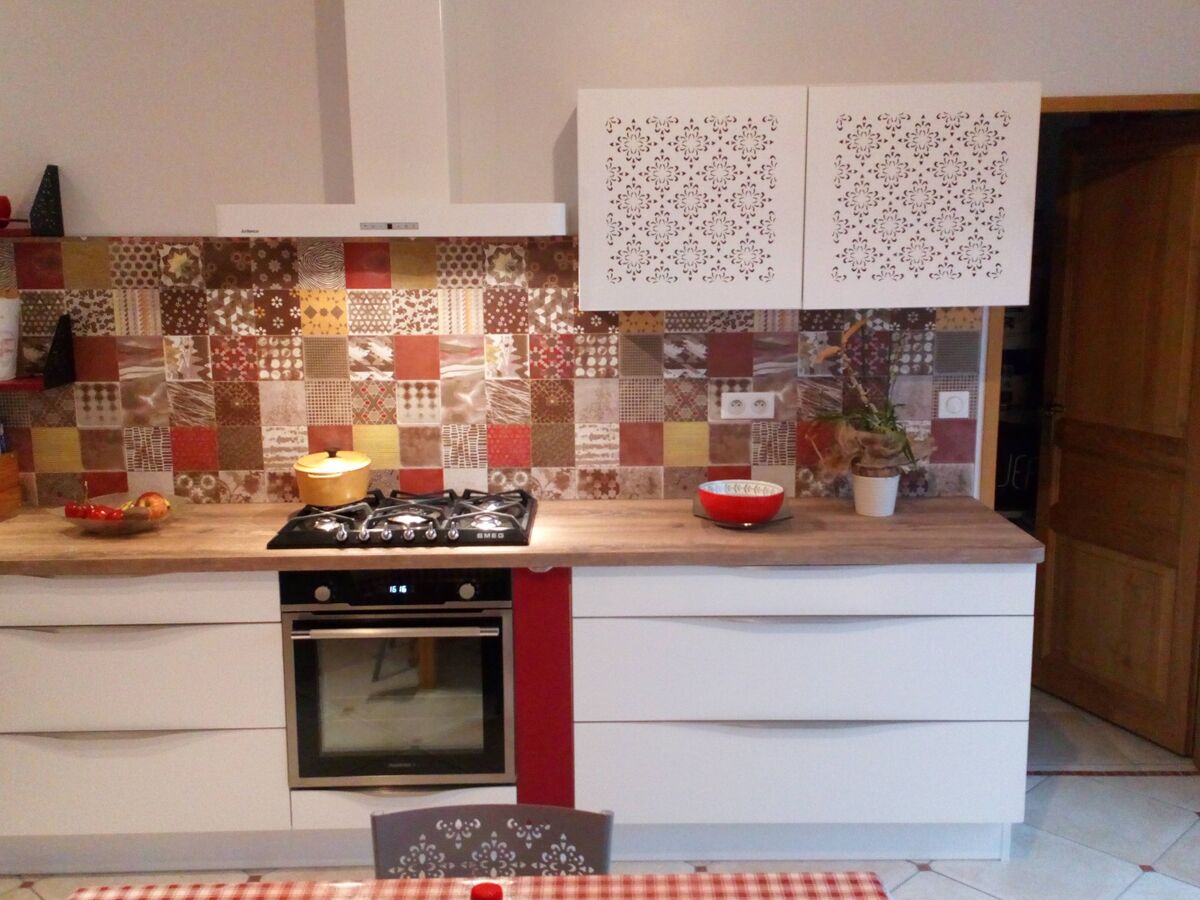 Cuisine avant-après sur mesure Color Laquée Blanc