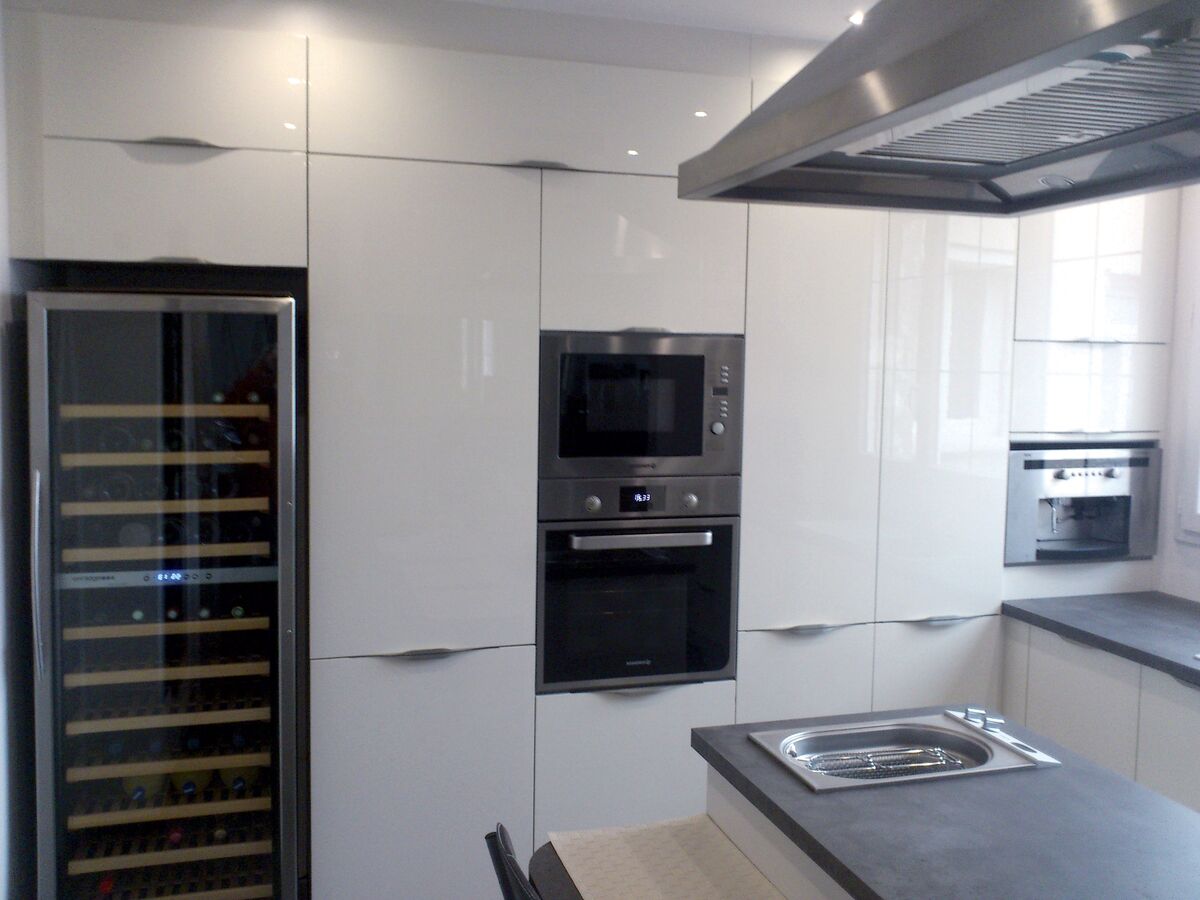 Rénovation cuisine sur mesure Light Blanc brillant