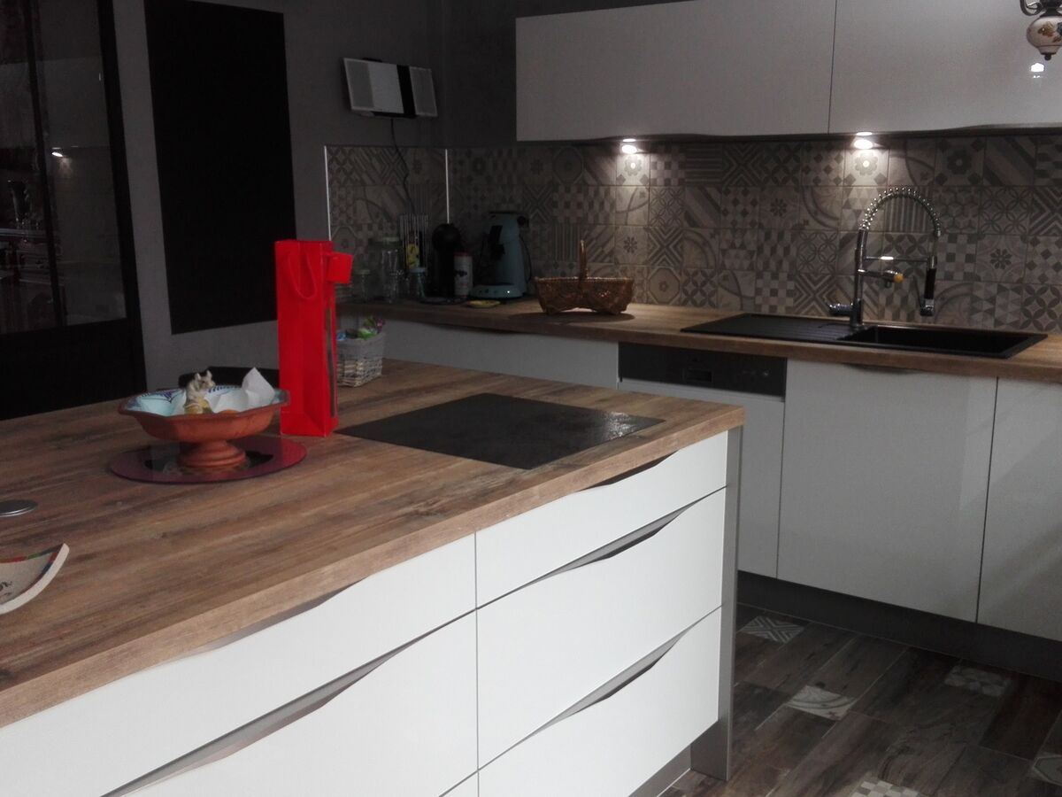 Rénovation cuisine sur mesure Light Blanc brillant