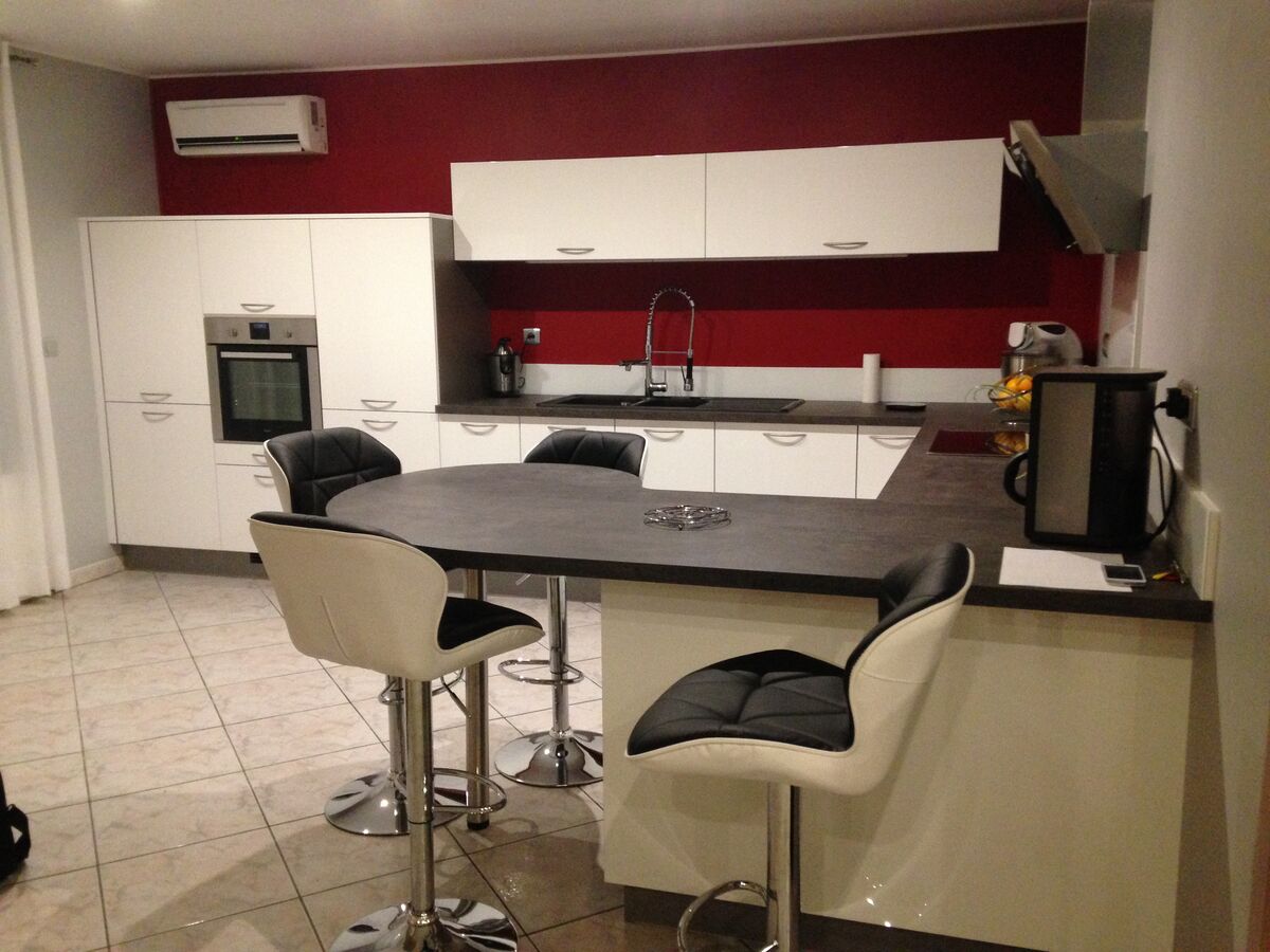 Rénovation cuisine équipée sur mesure Light Blanc Brillant