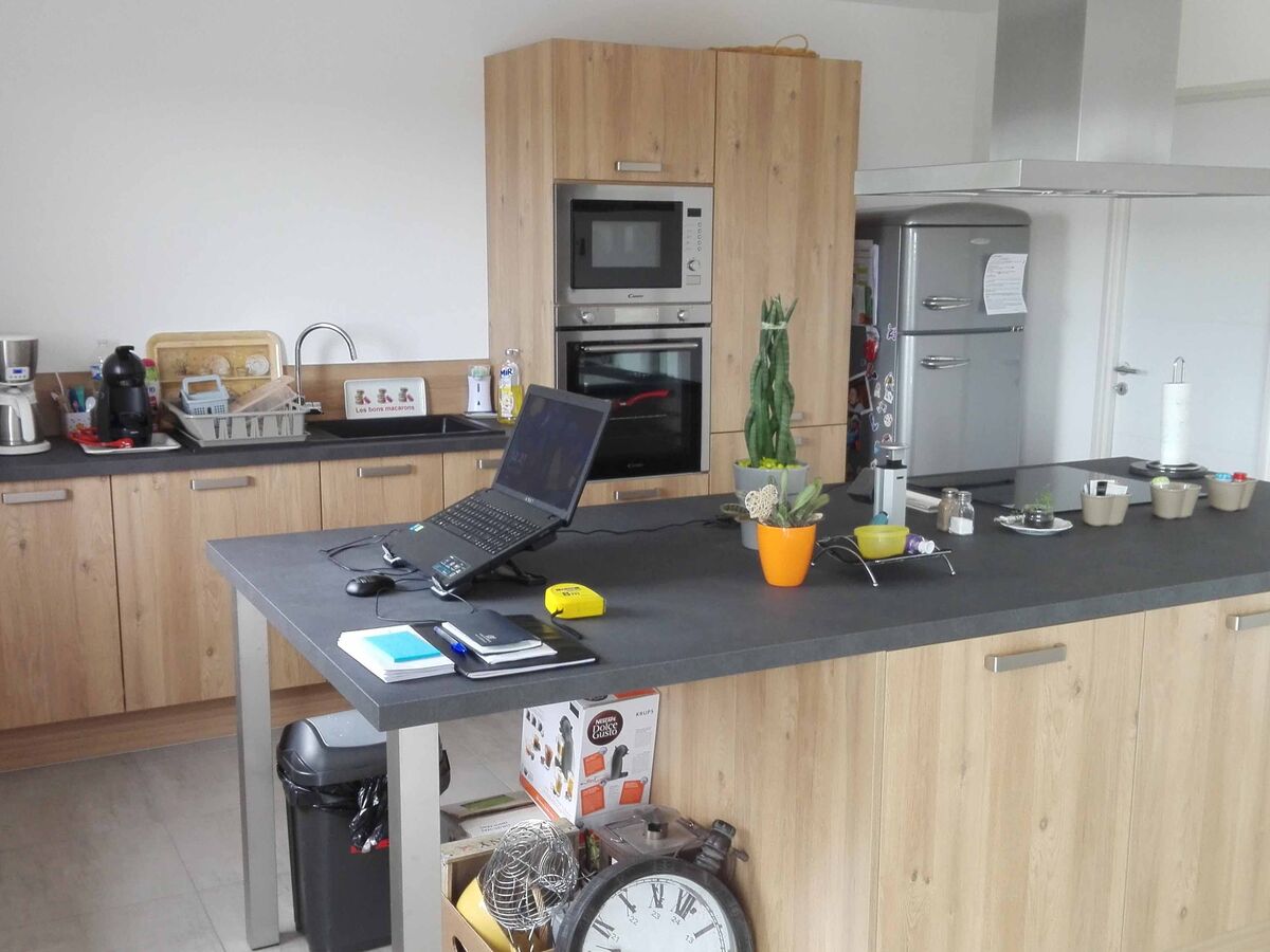 Rénovation cuisine sur mesure Trend + Chêne honey