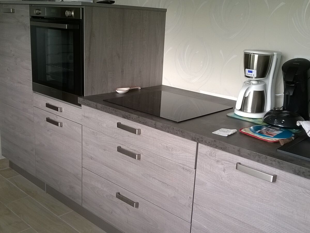 Rénovation cuisine sur mesure Label Chêne Sable Synchrone