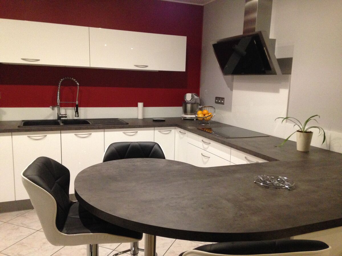 Cuisine avant-après sur mesure Light Blanc Brillant