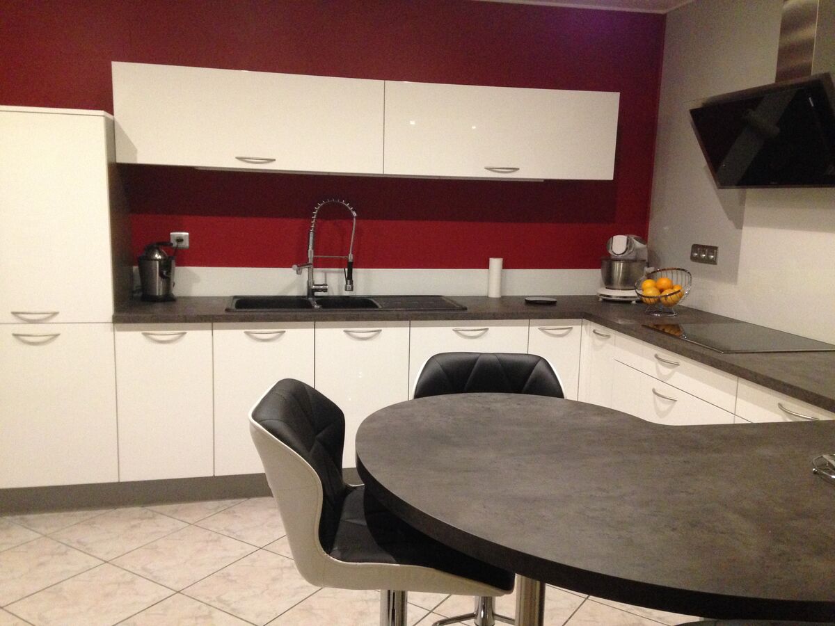 Cuisine avant-après sur mesure Light Blanc Brillant