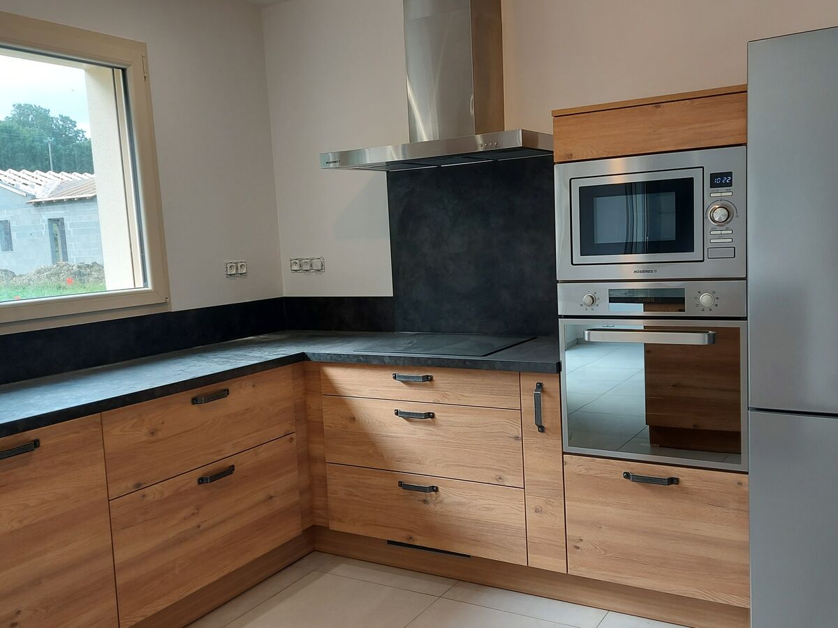 Cuisine avant-après sur mesure Trend Chêne Honey