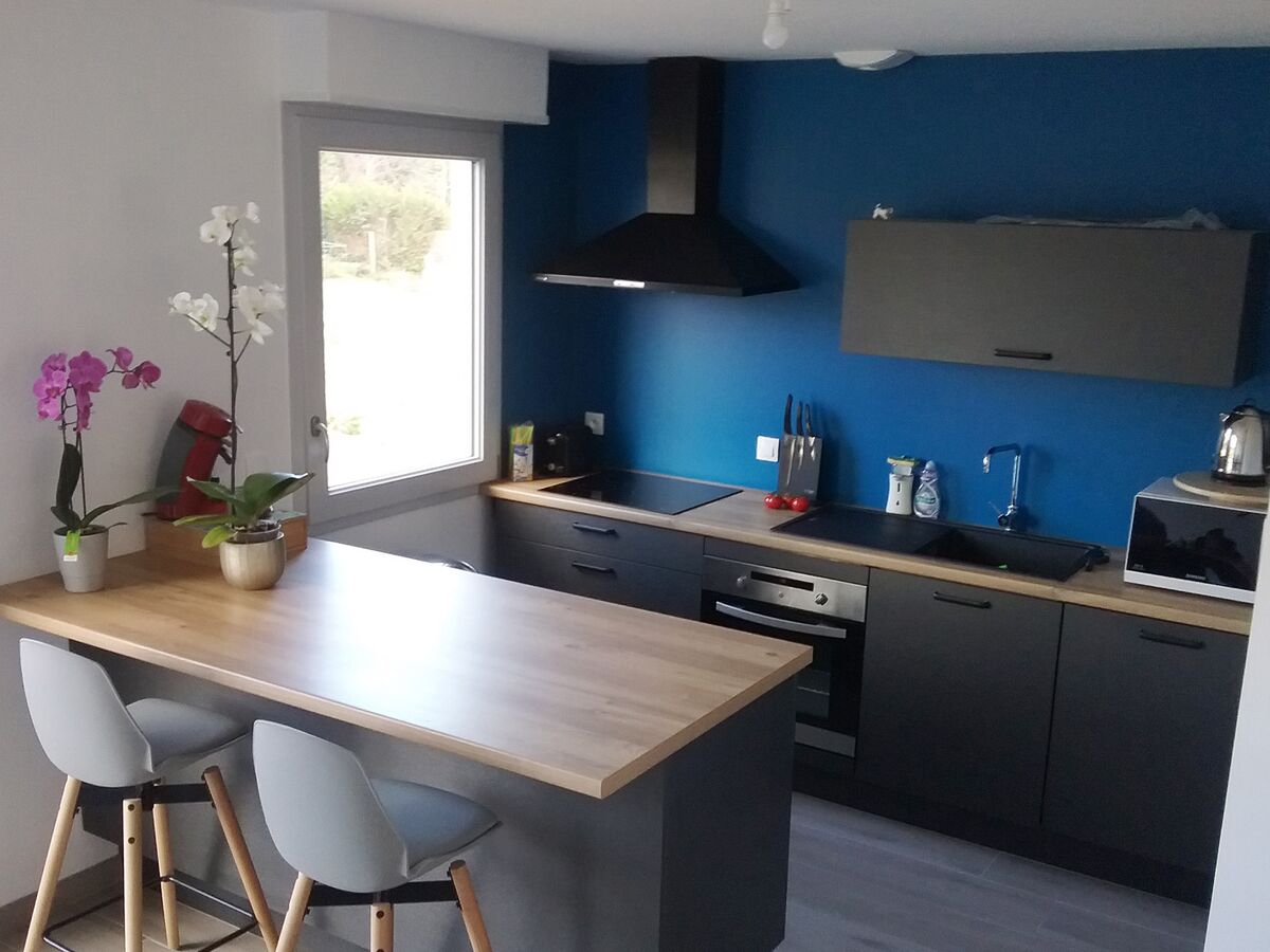 Rénovation cuisine équipée sur mesure Label Métal Brossé