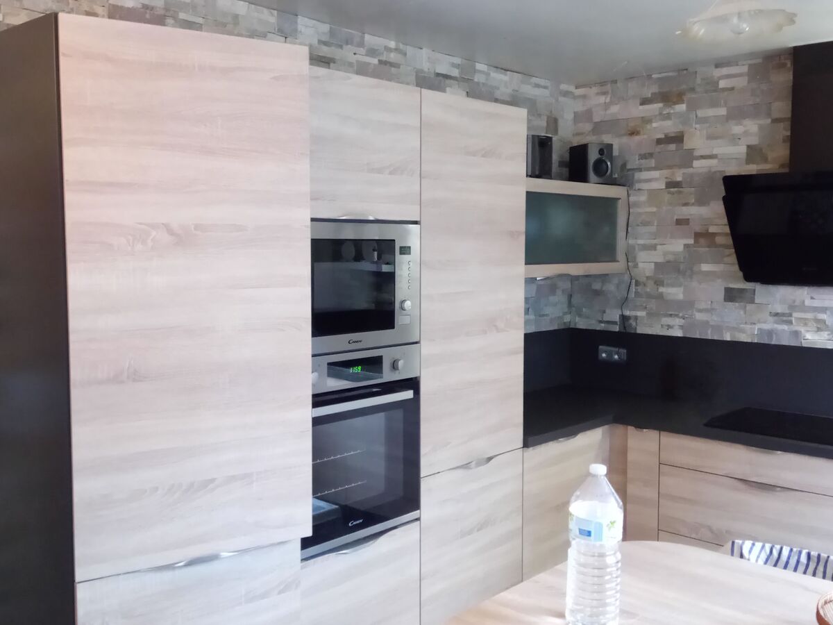 Rénovation cuisine équipée sur mesure Trend Chêne Timber