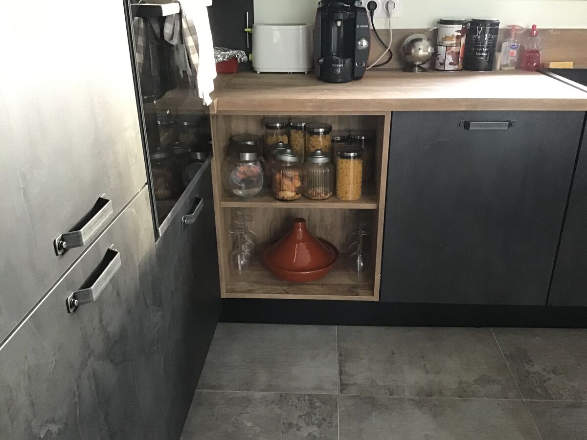 Rénovation cuisine équipée sur mesure Trend Dark Fusion