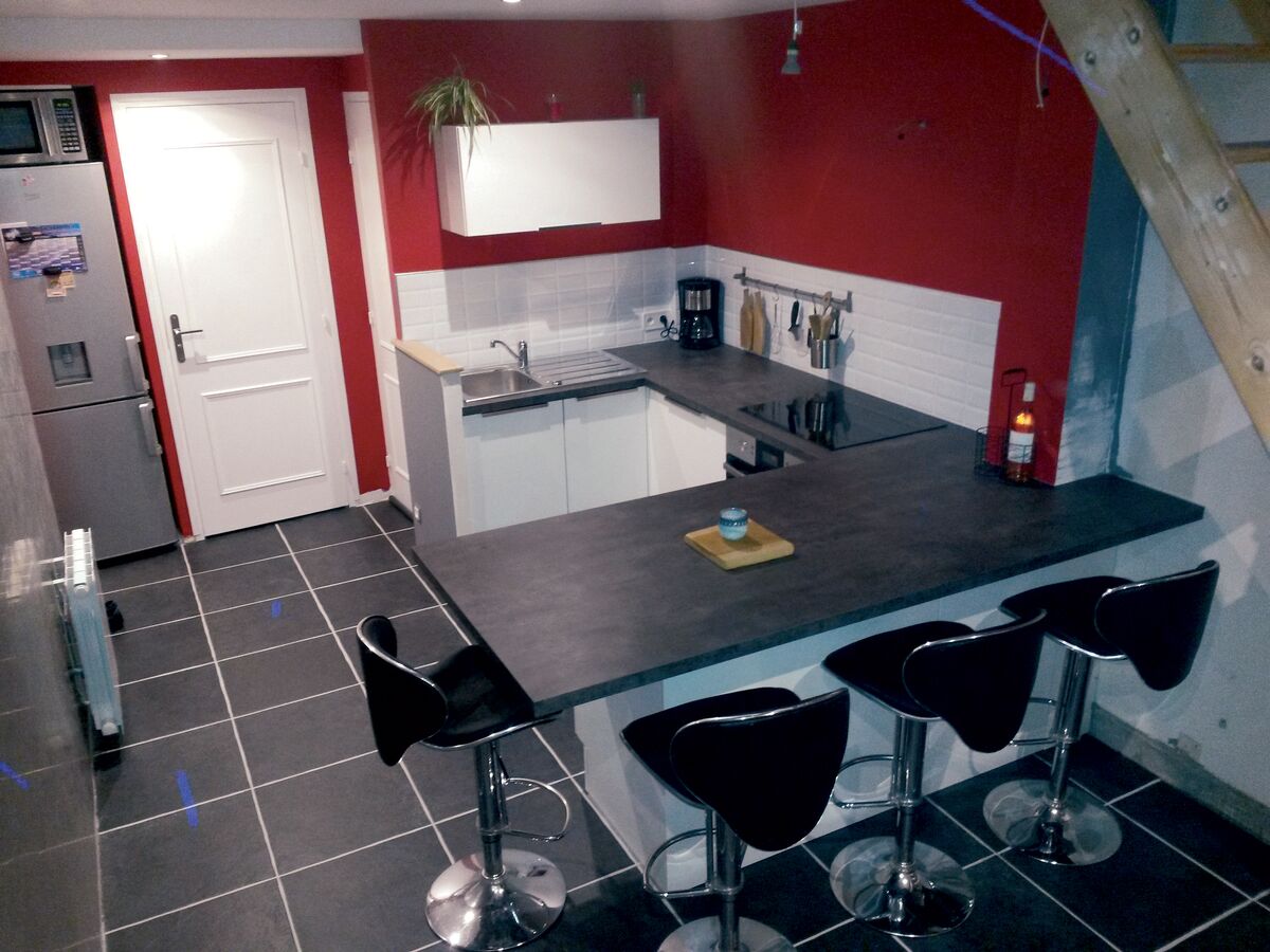 Cuisine équipée sur mesure Petilla Blanc brillant