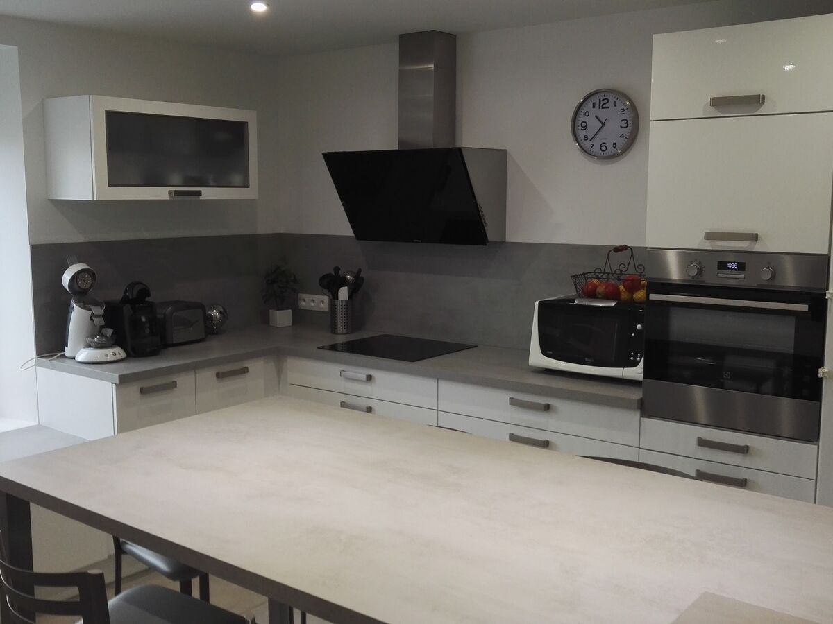 Rénovation cuisine équipée sur mesure Light Blanc Brillant