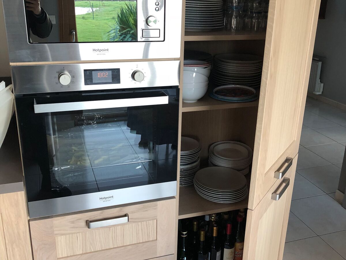 Cuisine avant-après sur mesure Wooden Teinté Soft Oak