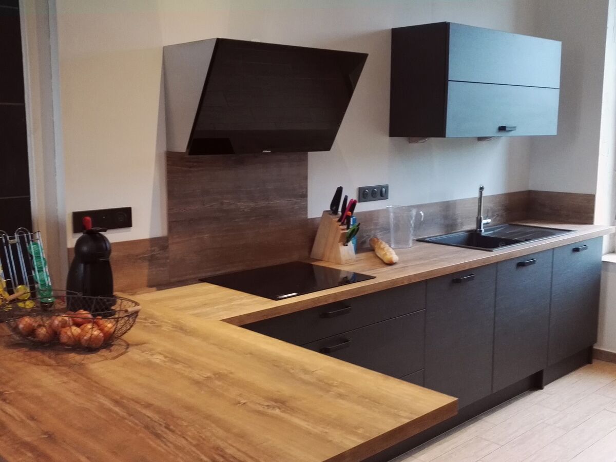 Cuisine équipée sur mesure Label Métal Brossé