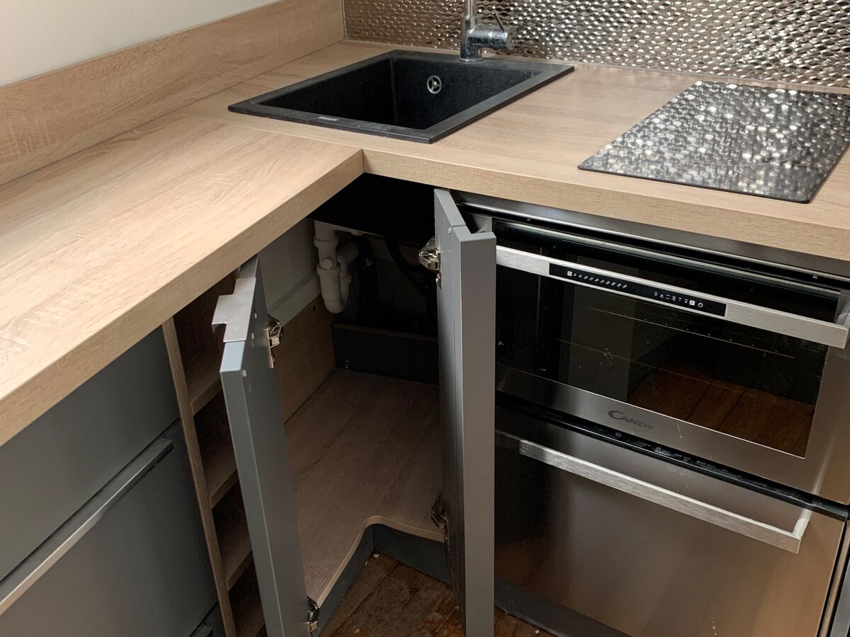 Cuisine avant-après sur mesure TREND Soft Grey