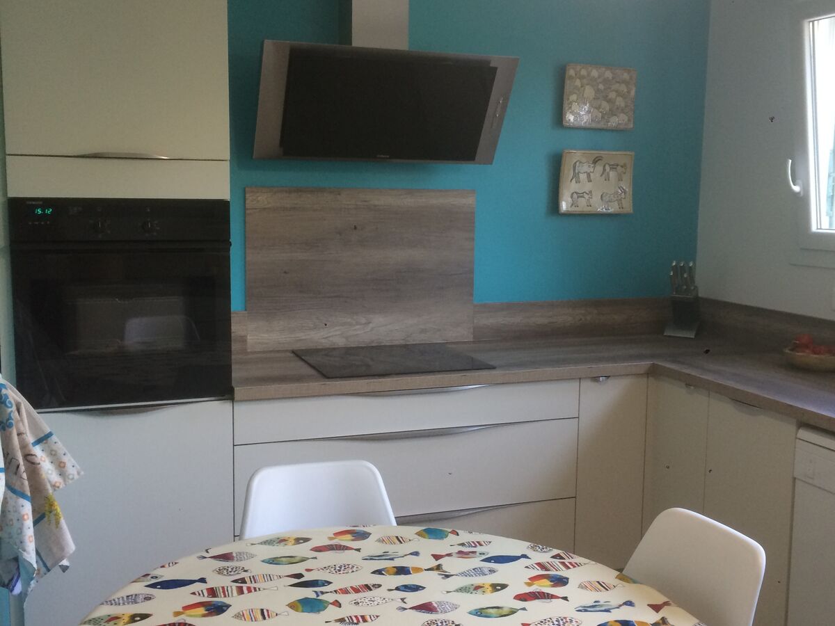 Cuisine avant-après sur mesure Trend Pannacotta mat