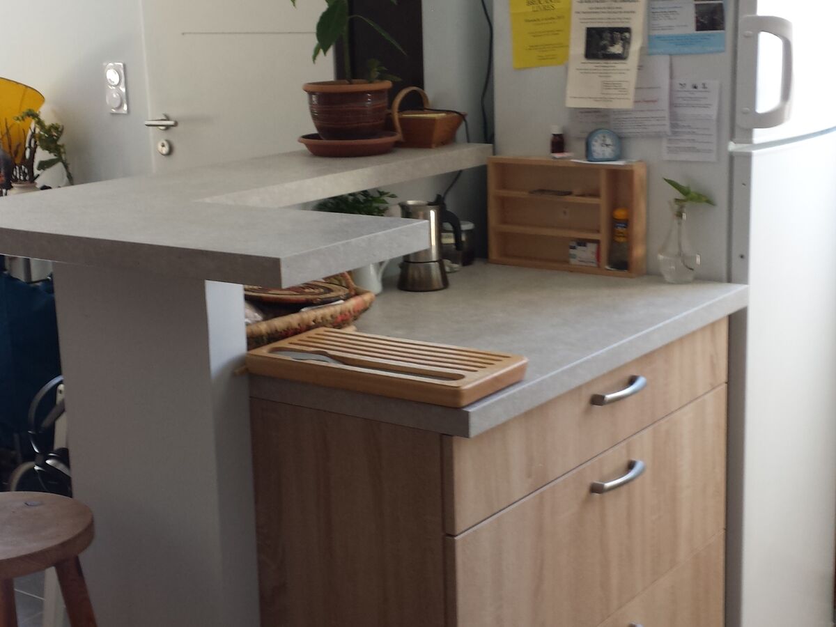 Cuisine avant-après sur mesure Trend + Chêne timber