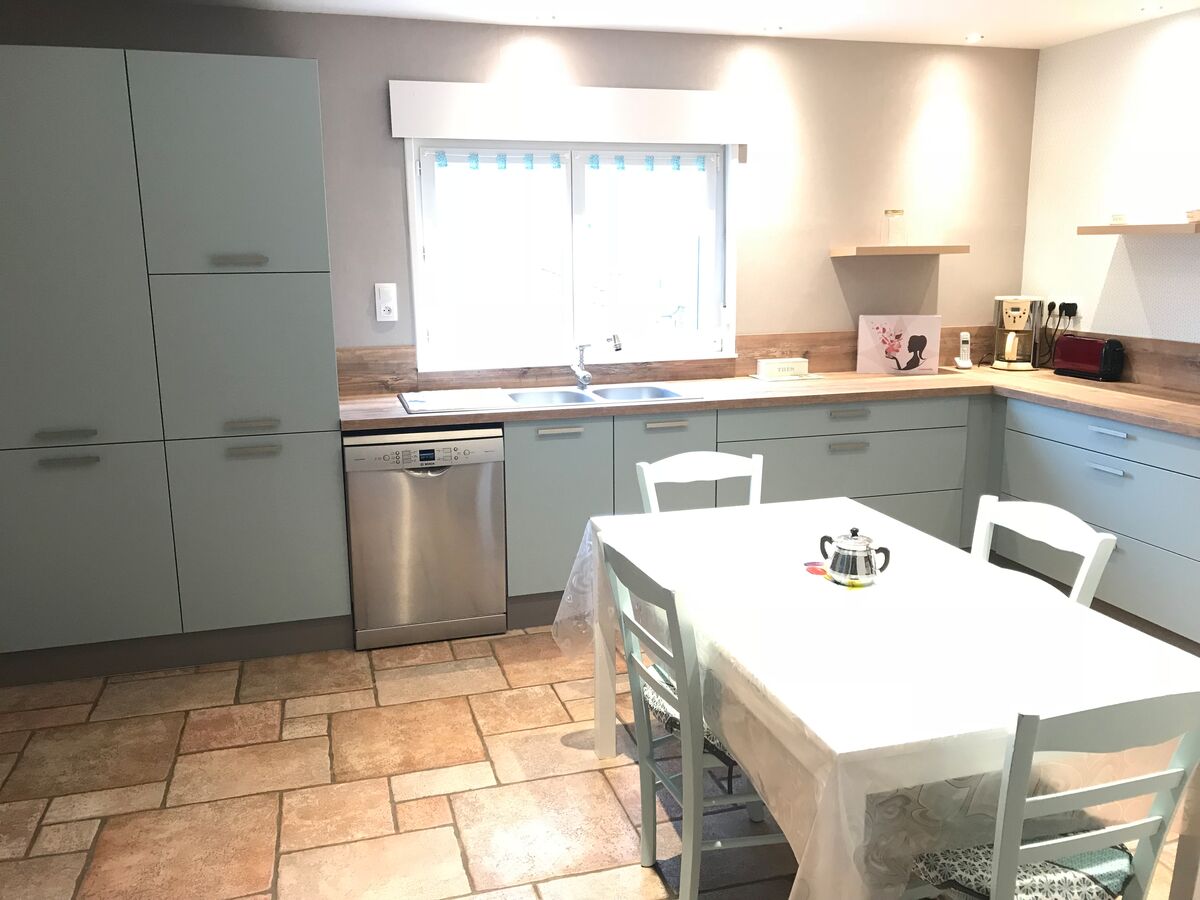 Cuisine avant-après sur mesure Color Laqué misty blue