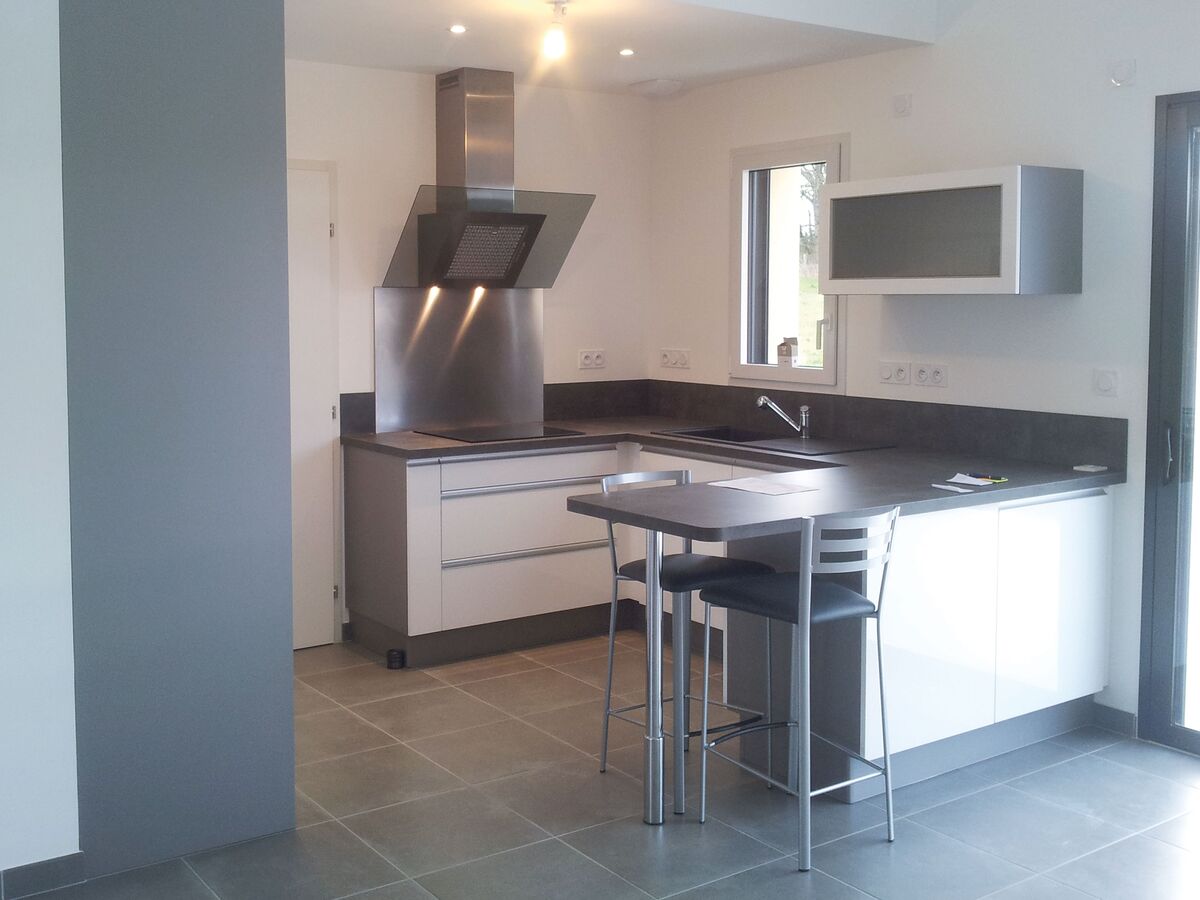 Cuisine équipée sur mesure Light Blanc brillant