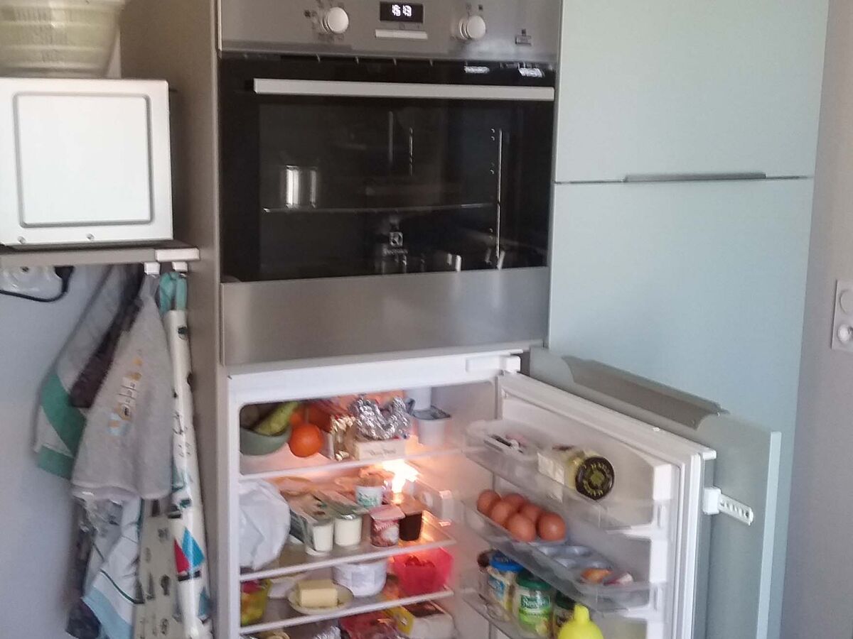 Cuisine avant-après sur mesure Trend Mistigris et Misty Blue