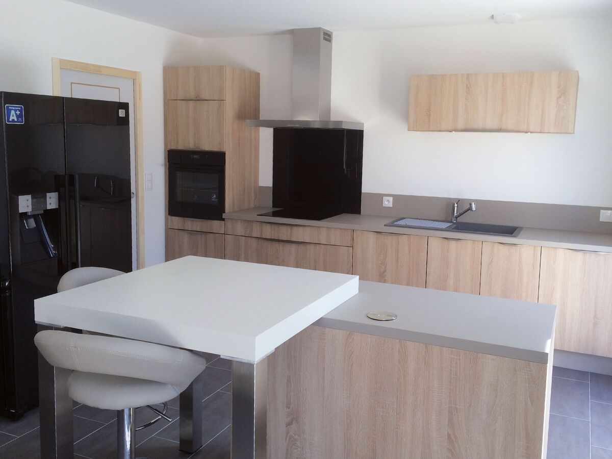 Cuisine avant-après sur mesure Trend + Chêne timber