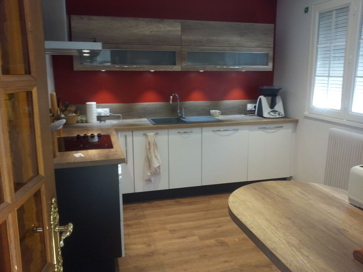 Rénovation cuisine sur mesure Light Blanc brillant