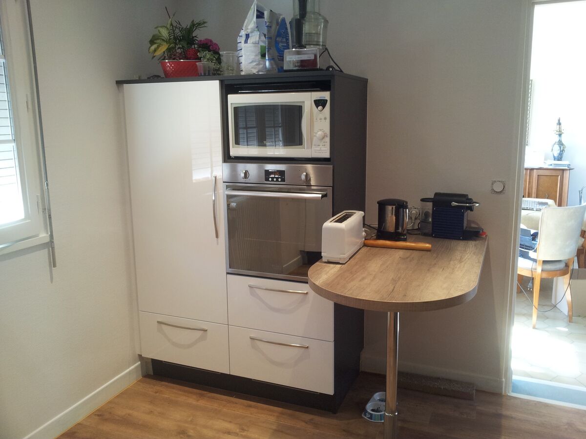 Cuisine avant-après sur mesure Light Blanc brillant