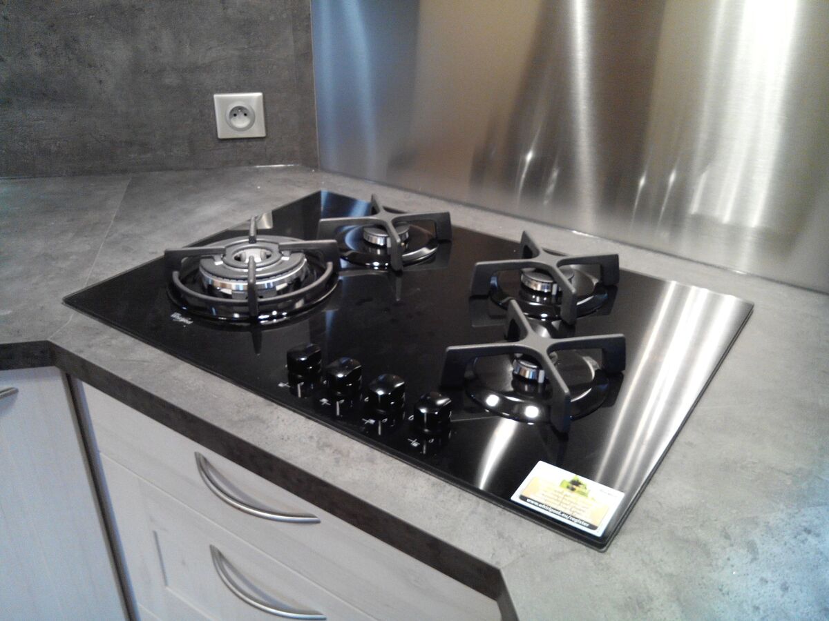 Cuisine avant-après sur mesure Trend Cube Artic wood