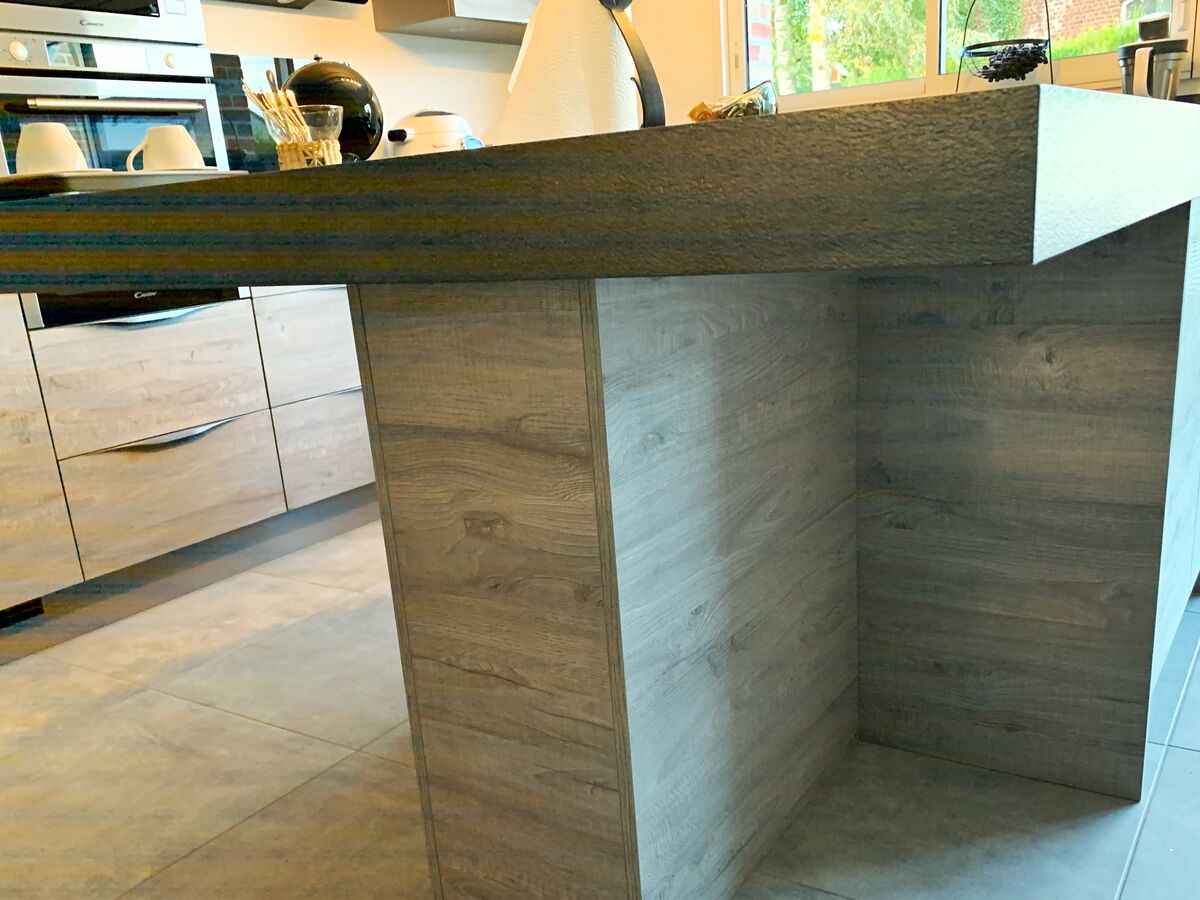 Cuisine équipée sur mesure LABEL Chêne Sable Synchrone