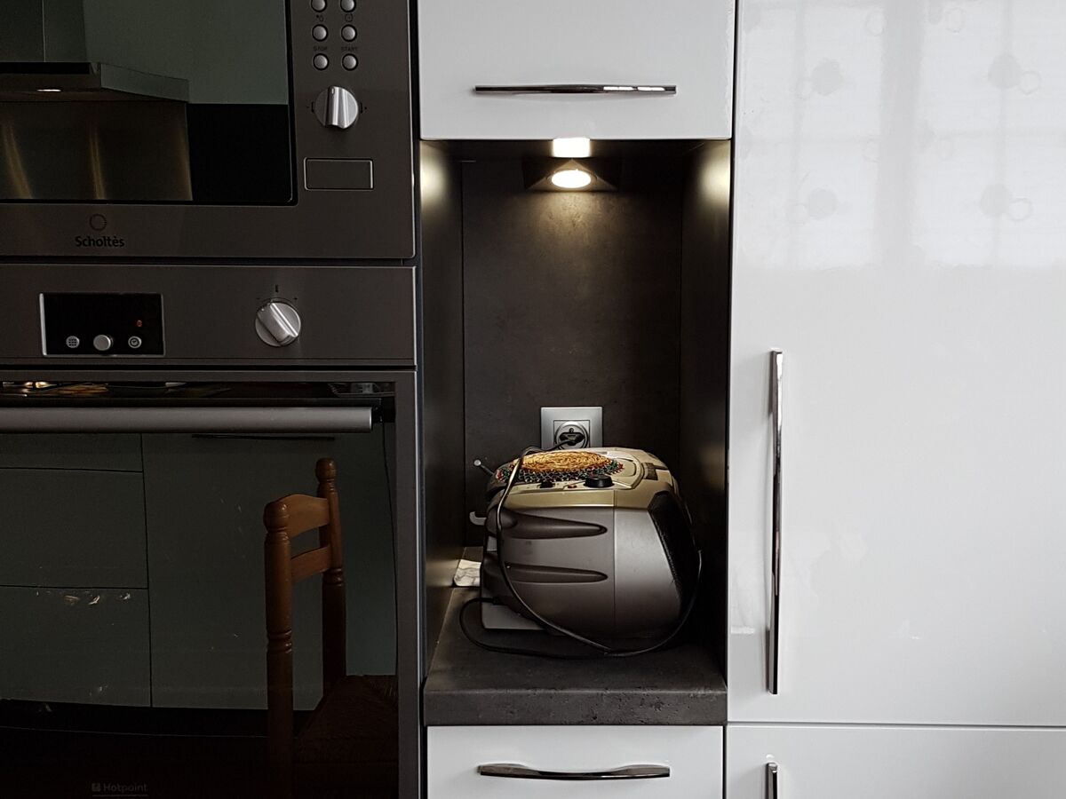 Cuisine avant-après sur mesure Light Blanc brillant