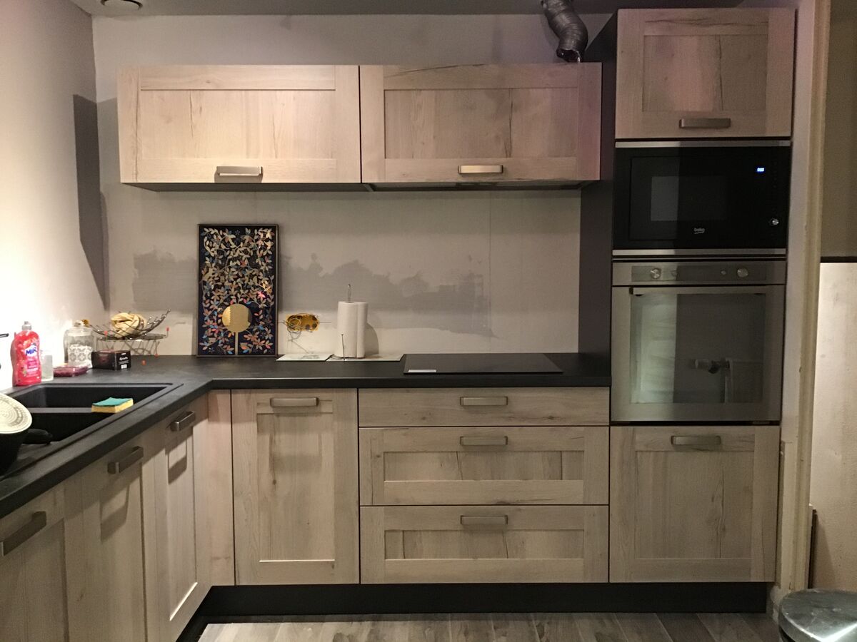 Rénovation cuisine équipée sur mesure Label Cube Havana Oak