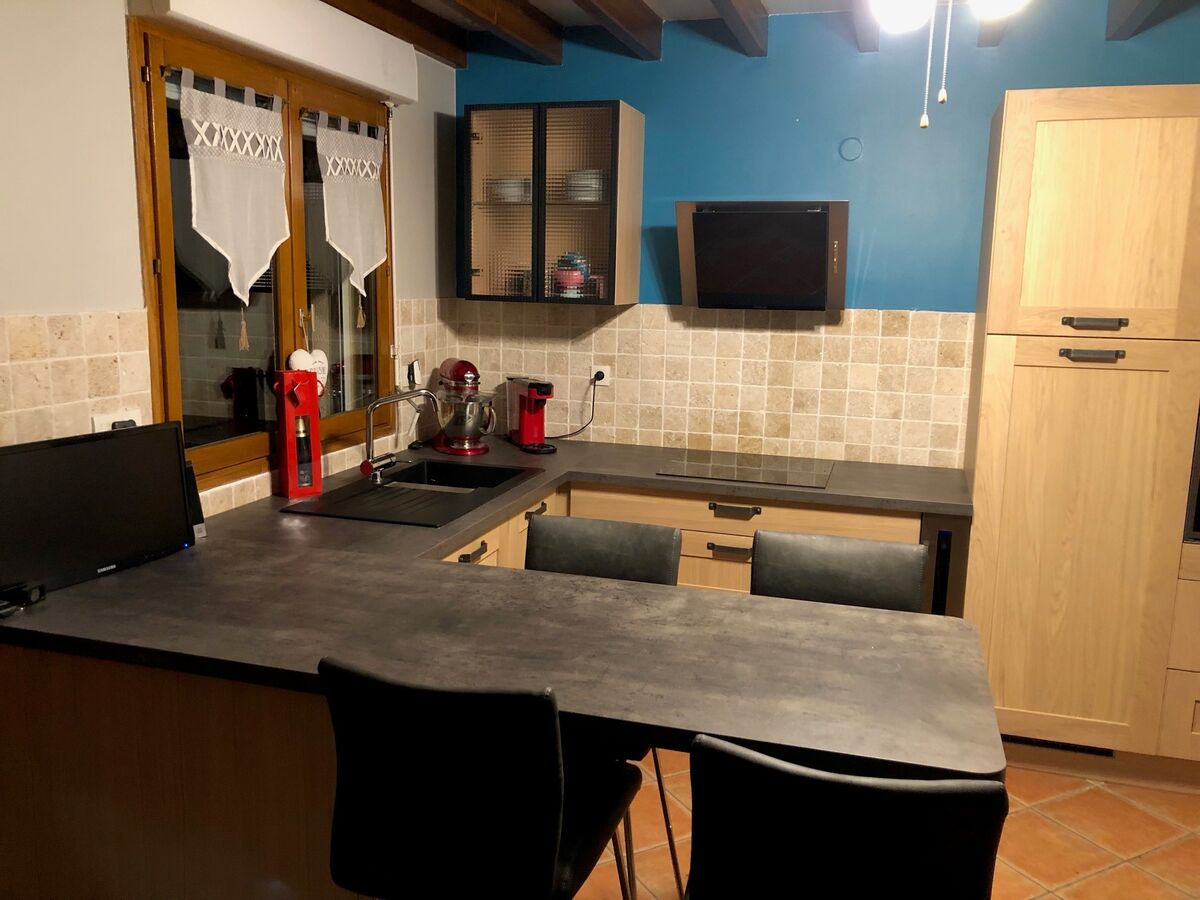 Rénovation cuisine équipée sur mesure Wooden Teinté Soft Oak