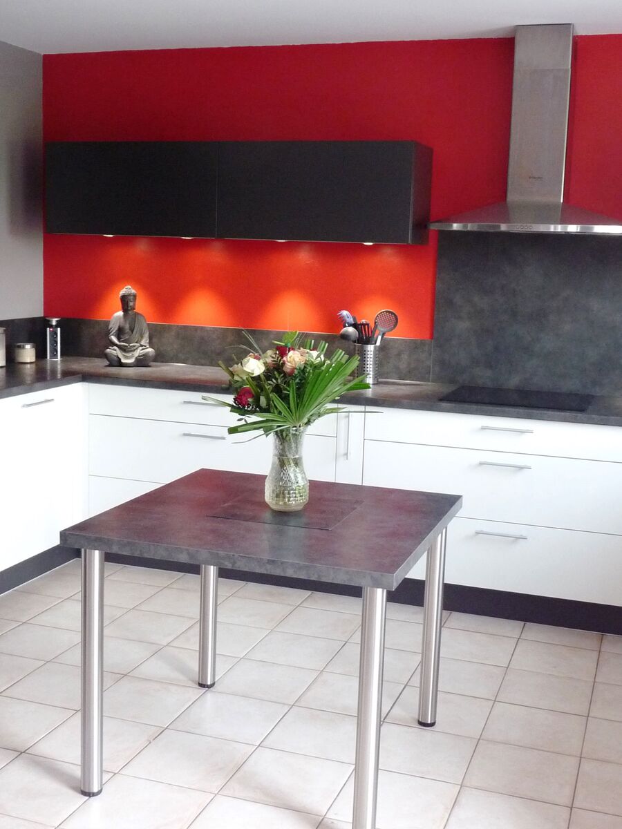 Cuisine équipée sur mesure Light Blanc brillant