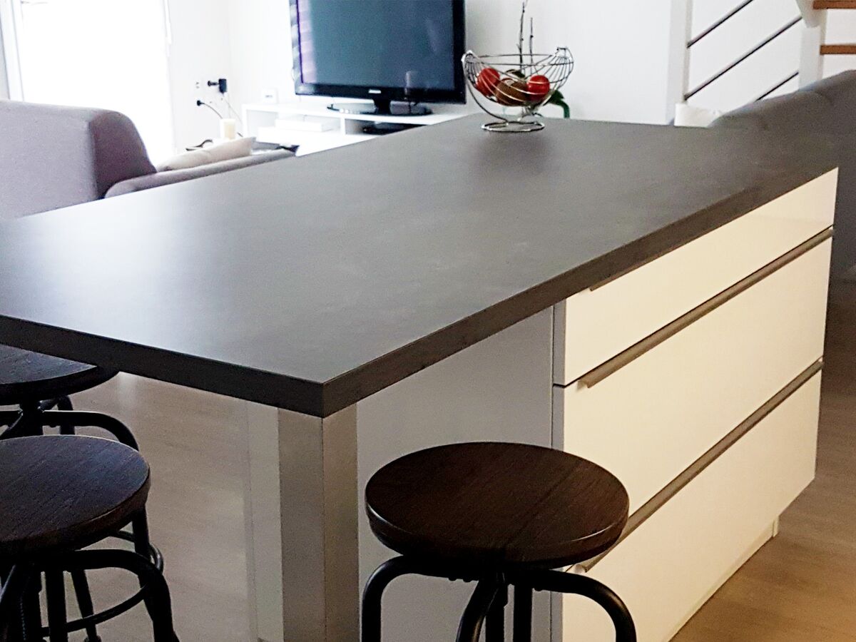 Cuisine équipée sur mesure Light Blanc Brillant