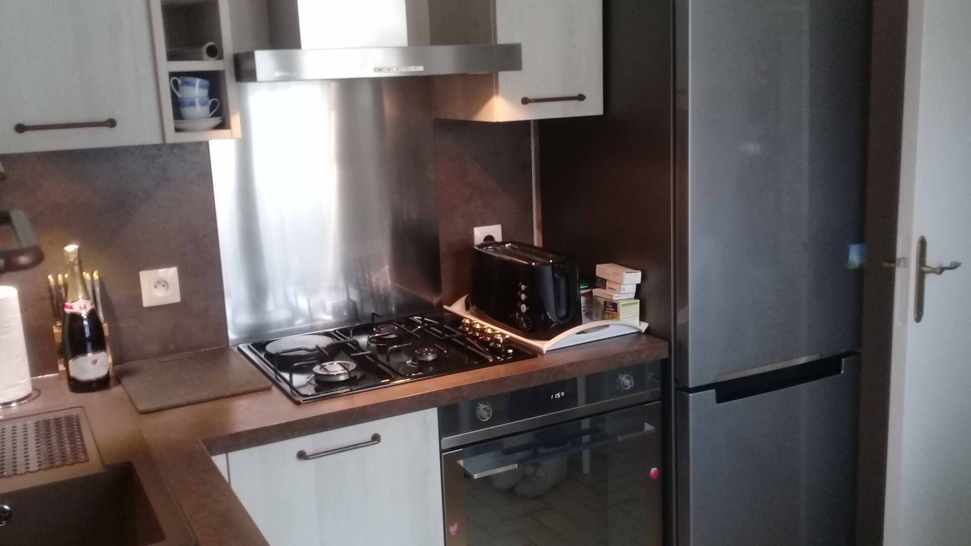 Cuisine équipée sur mesure Trend + Soft Grey et Trend + Artic wood