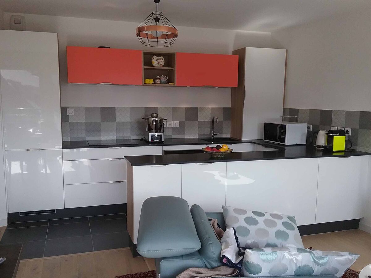 Rénovation cuisine sur mesure Light Blanc brillant