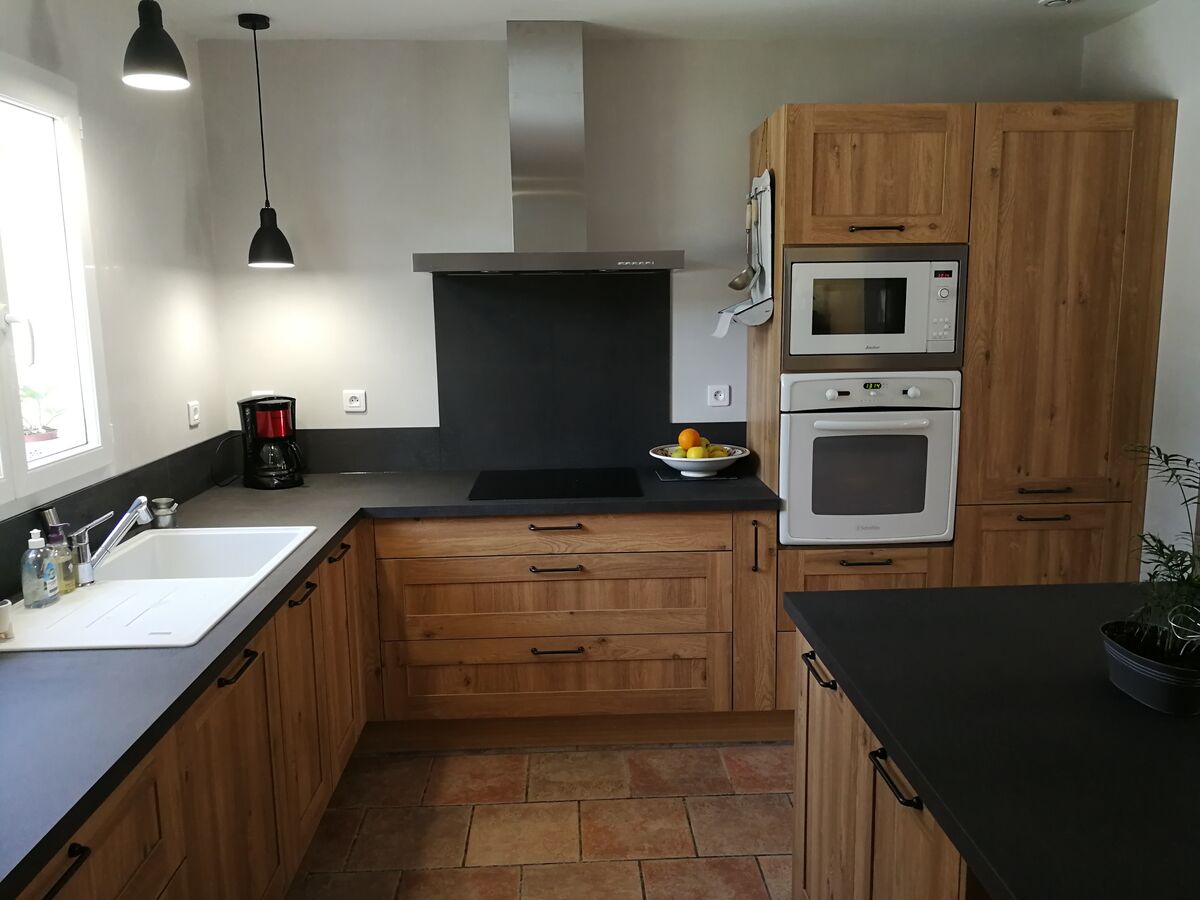 Cuisine avant-après sur mesure Trend Chêne Honey